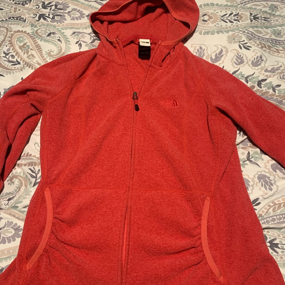 North Face zip up hoodie